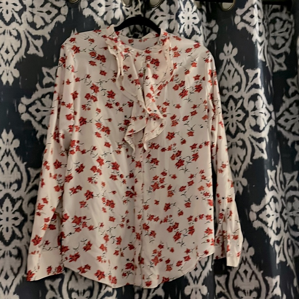 Ann Taylor Cherry Blossom Top
